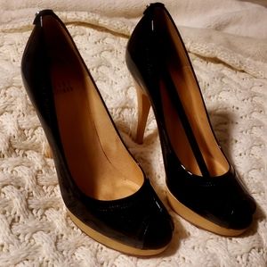 Stuart Weitzman Avignon Peep Toe Pumps Size 7, 4.75" heel with platform 👠